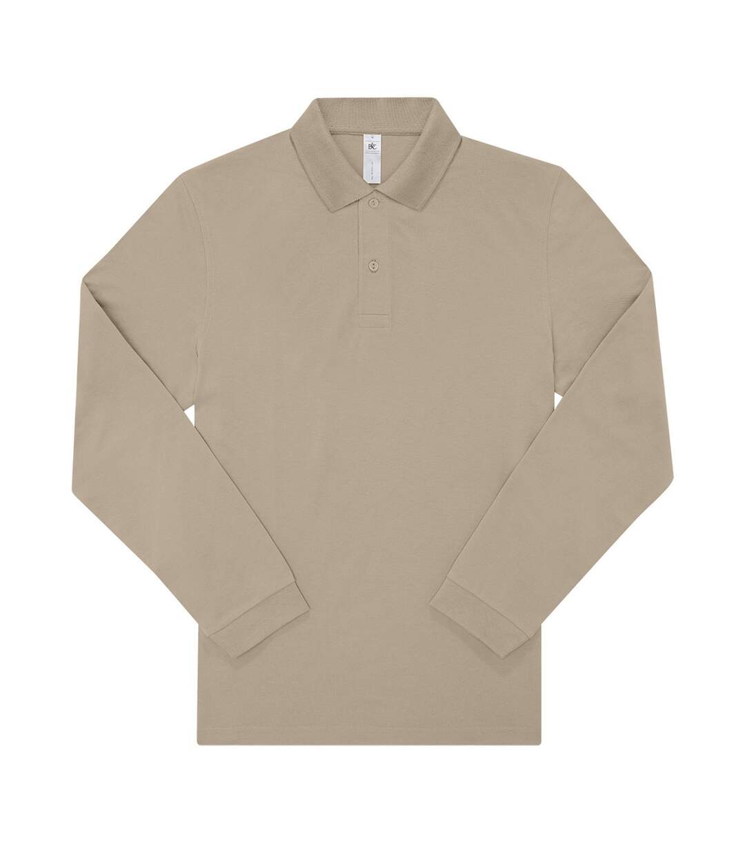 Polo Manches Longues My Polo Homme Taupe Clair B&C-1