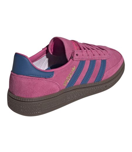 Baskets Handball Spezial Enfant Rose Choc Bleu Adidas