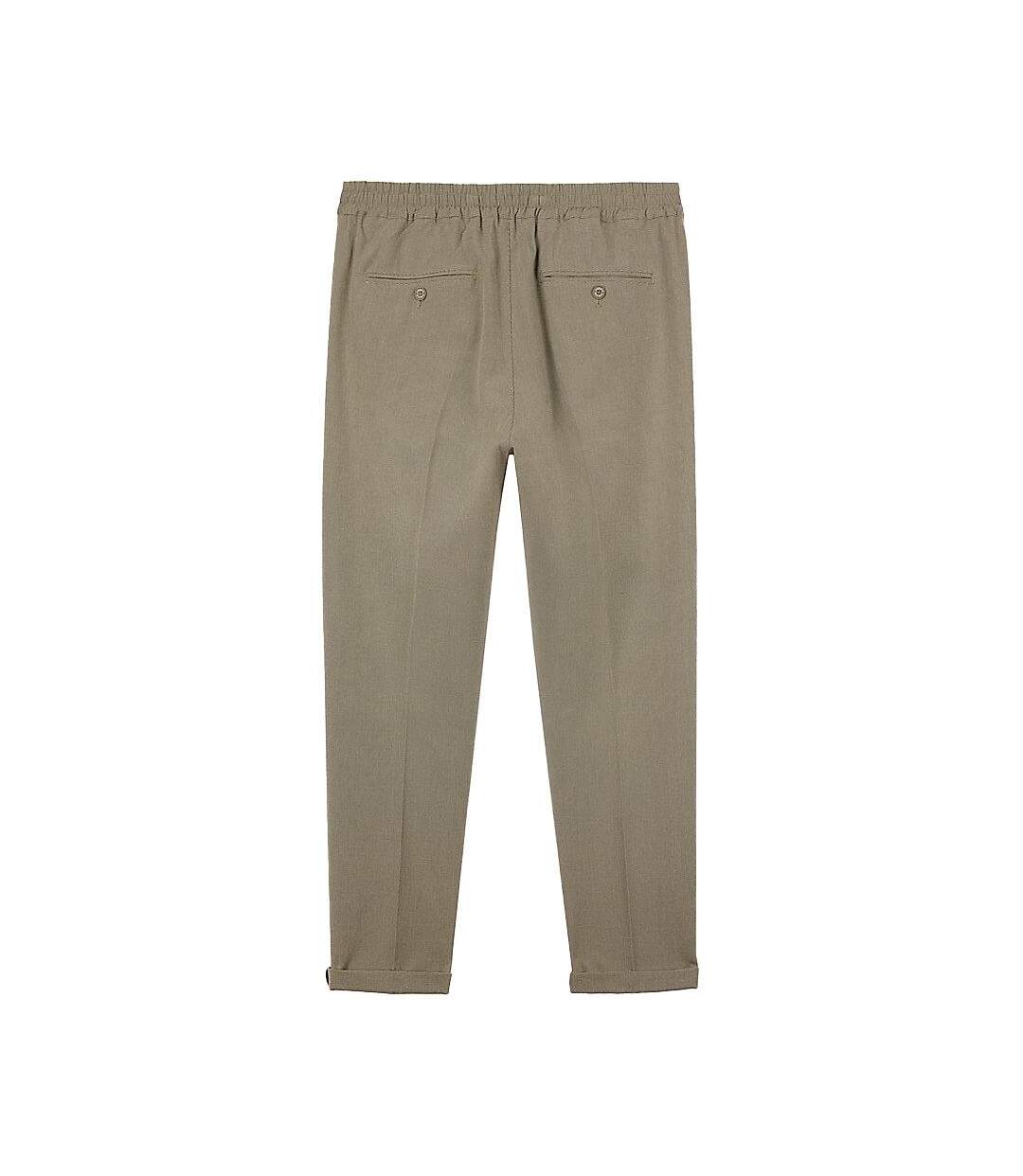 Pantalon fluide Kaki Homme Teddy Smith Pywan - L-2