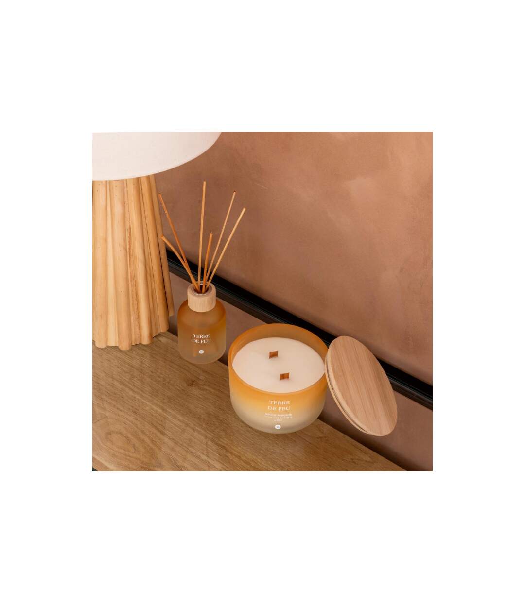 Diffuseur de Parfum en Verre Sana 150ml Terre de Feu-2