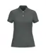 Womens/ladies Pique Polo Shirt Iron Grey Native Spirit-1