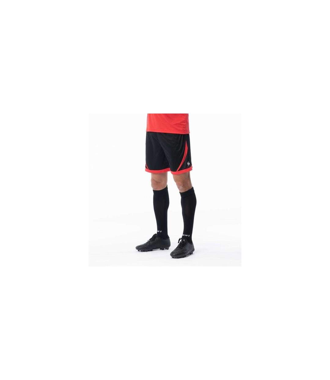 Short Platense Homme Noir Rouge Huari-1