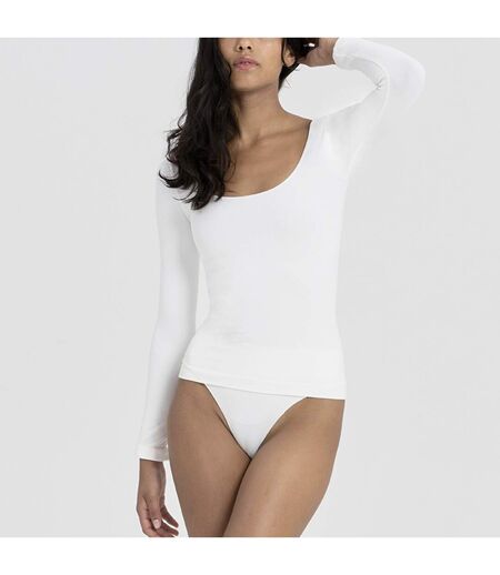 Ruey - Top manches longues femme Essentials sculptant recyclé stretch