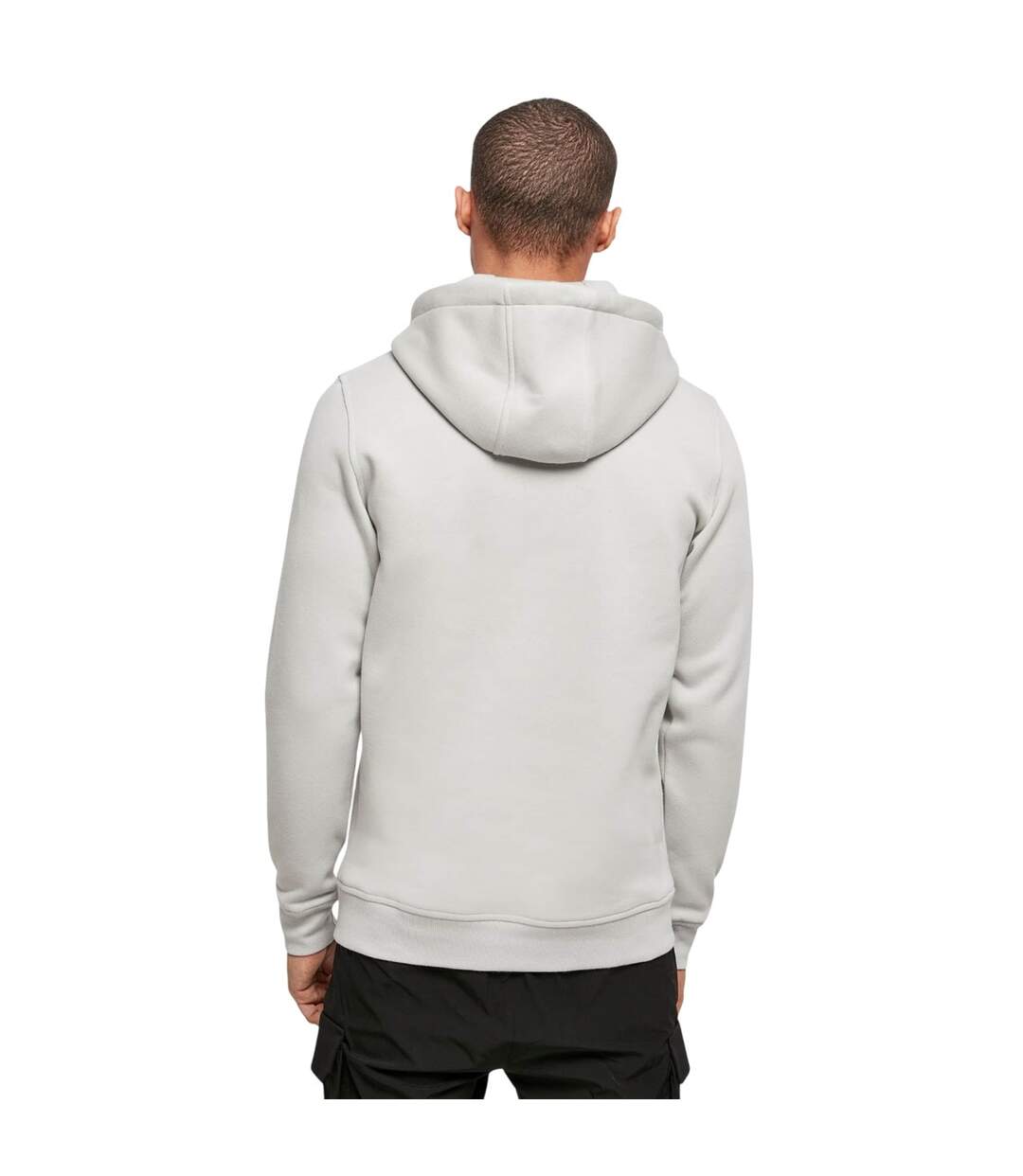 Sweat À Capuche Homme Gris Pâle Build Your Brand-2