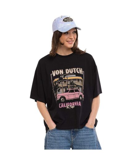 T-shirt femme relax fit col rond print devant Motel Vondutch