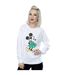 Disney Sweatshirt Minnie Mouse St Patrick's Day Womens/Ladies (Blanc) - UTBI27926-2