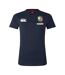 Womens/ladies 2024 British & Irish Lions Rugby T-shirt Dark Sapphire Canterbury-2