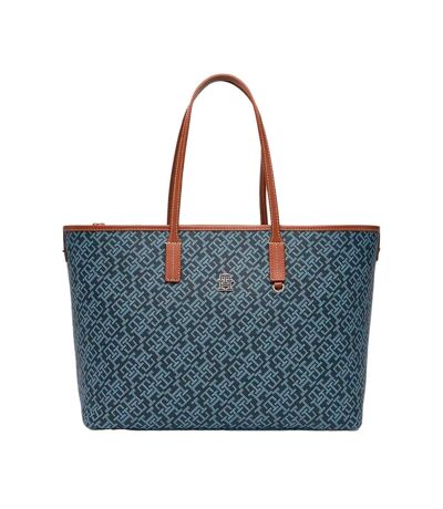 Sac cabas bleu femme tommy hilfiger th monoplay - taille unique