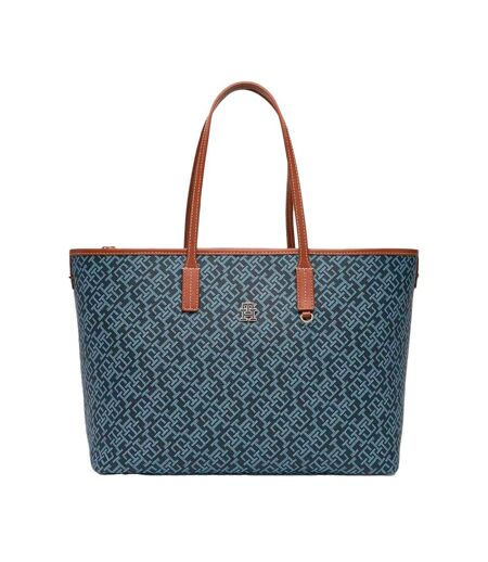 Sac cabas bleu femme tommy hilfiger th monoplay - taille unique