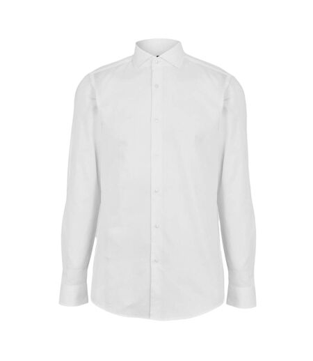 Chemise Manches Longues Homme Blanc Boss