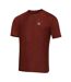 T-shirt Uni Manches Courtes Power Up Homme Rouge Foncé Dare 2B-4