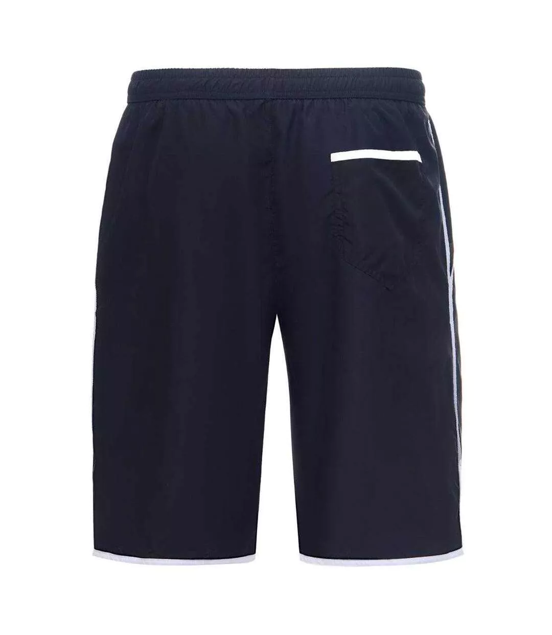 Short De Bain Motif Logo Milano Homme Noir Blanc Moschino-2