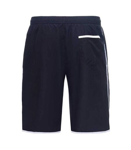 Short De Bain Motif Logo Milano Homme Noir Blanc Moschino