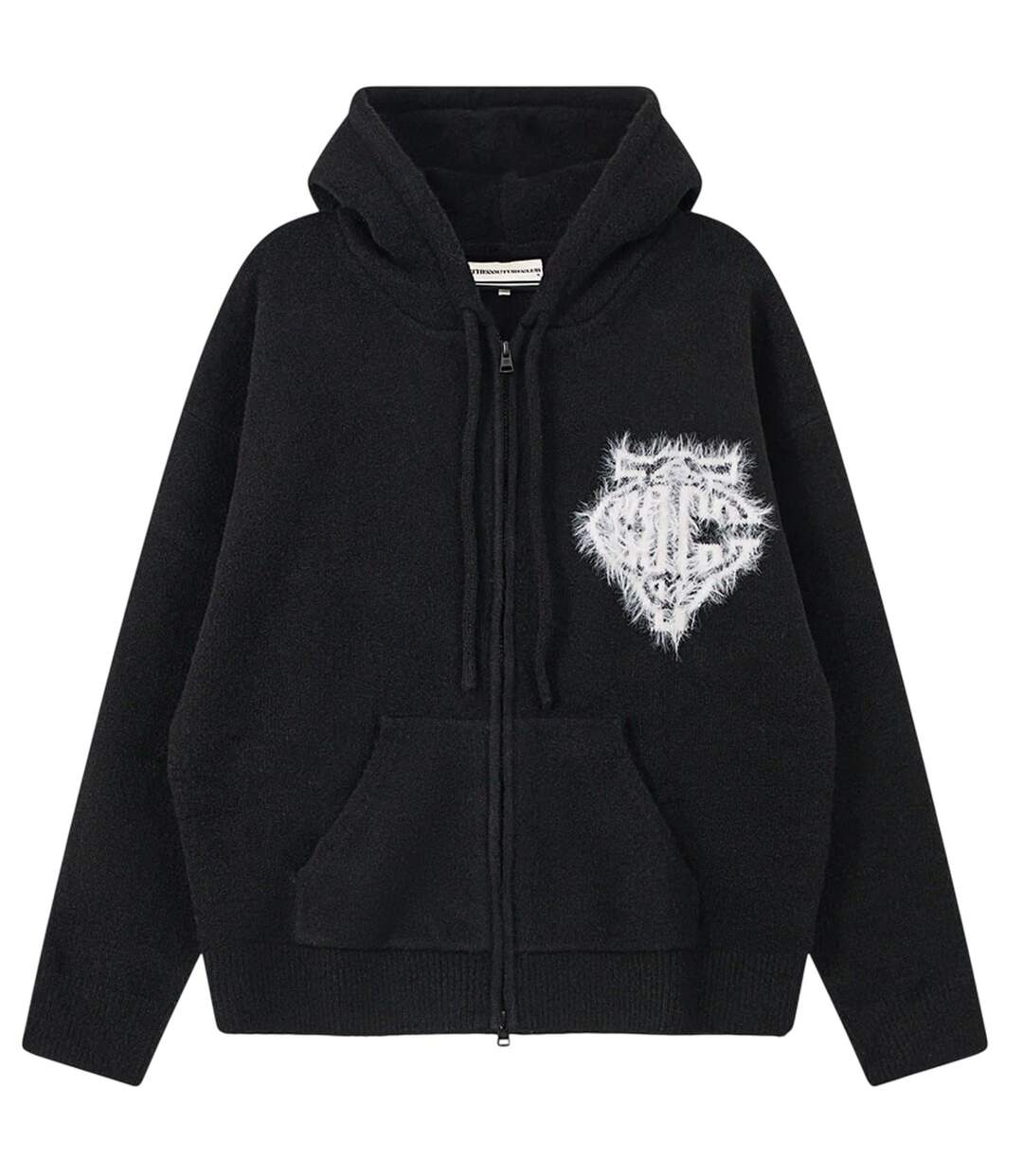Veste À Capuche Femme Noir Couture Club-2