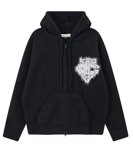 Veste À Capuche Femme Noir Couture Club