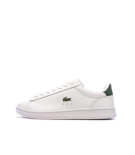 Baskets blanches/verte homme lacoste carnaby set 224 1 sma