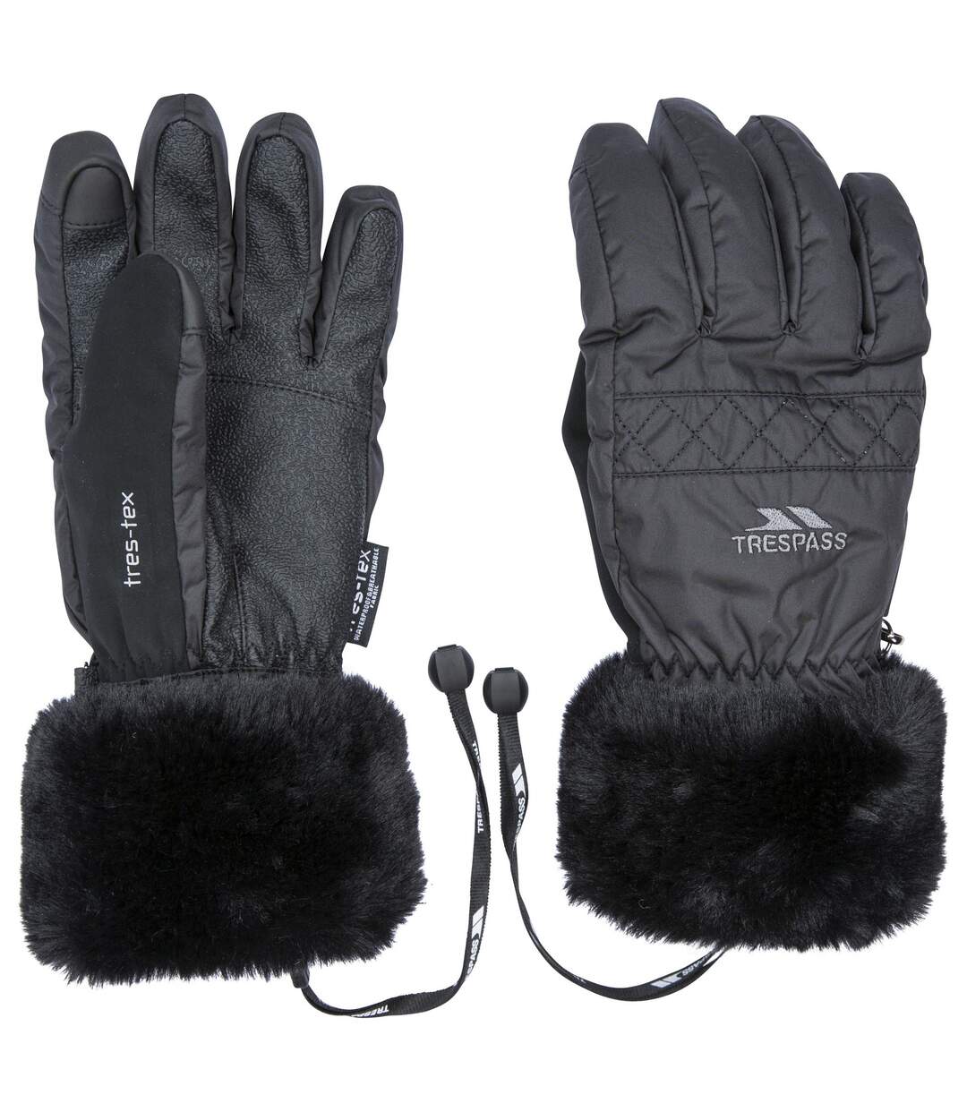 Gants yanki pour femme noir Trespass