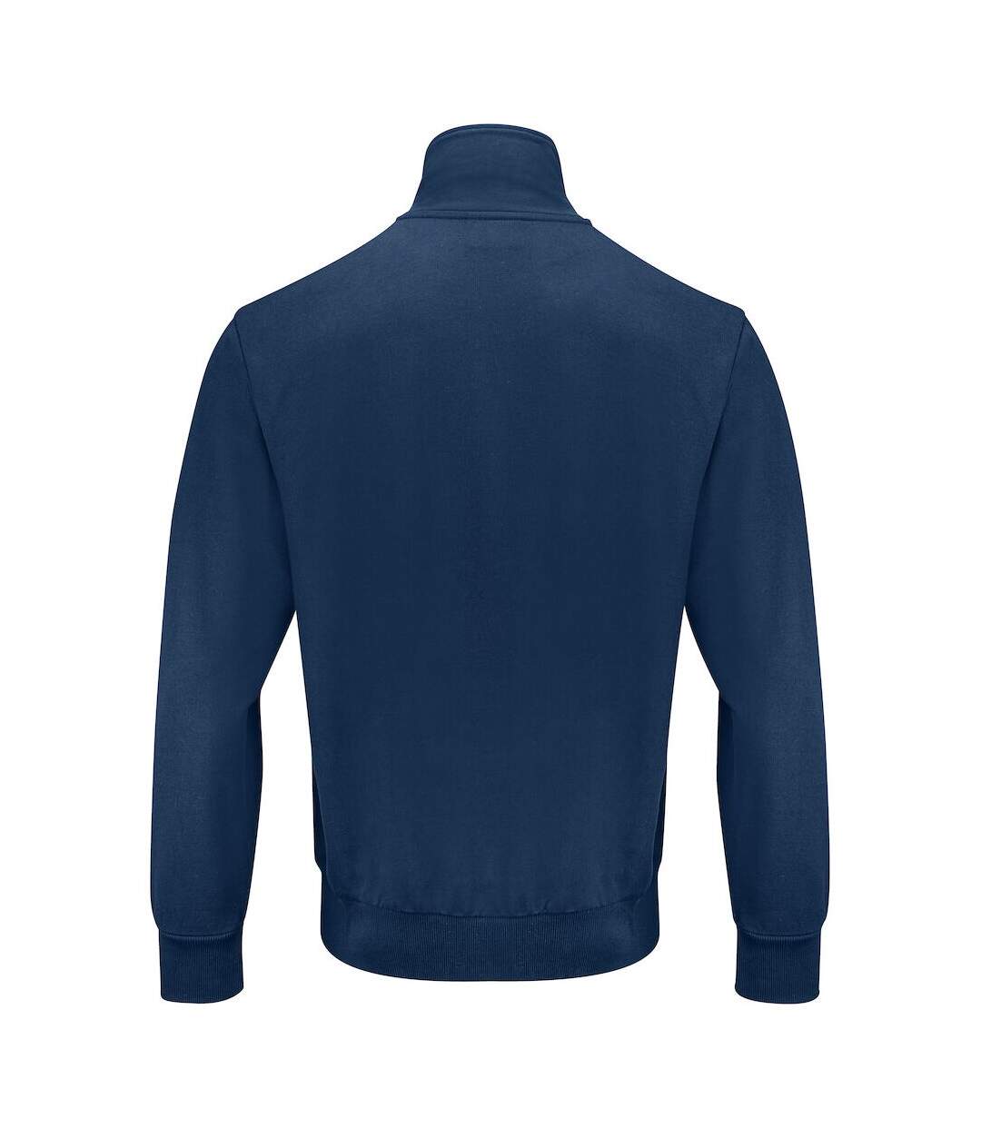 Mens Plain Full Zip Sweatshirt Navy Projob-2