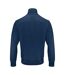 Mens Plain Full Zip Sweatshirt Navy Projob-2