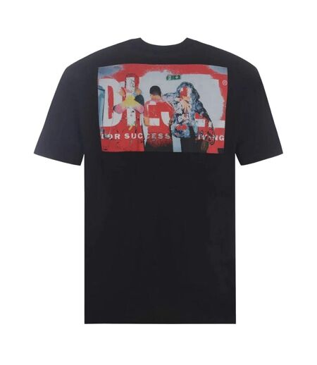 T-shirt Motif/style Graffiti Adulte Noir Diesel