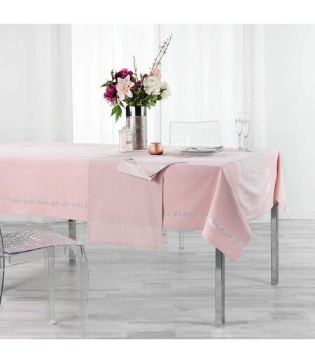 Nappe Rectangulaire Elegancia 140x240cm Rose