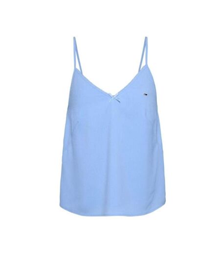 Débardeur bleu femme tommy hilfiger essential tcr - s