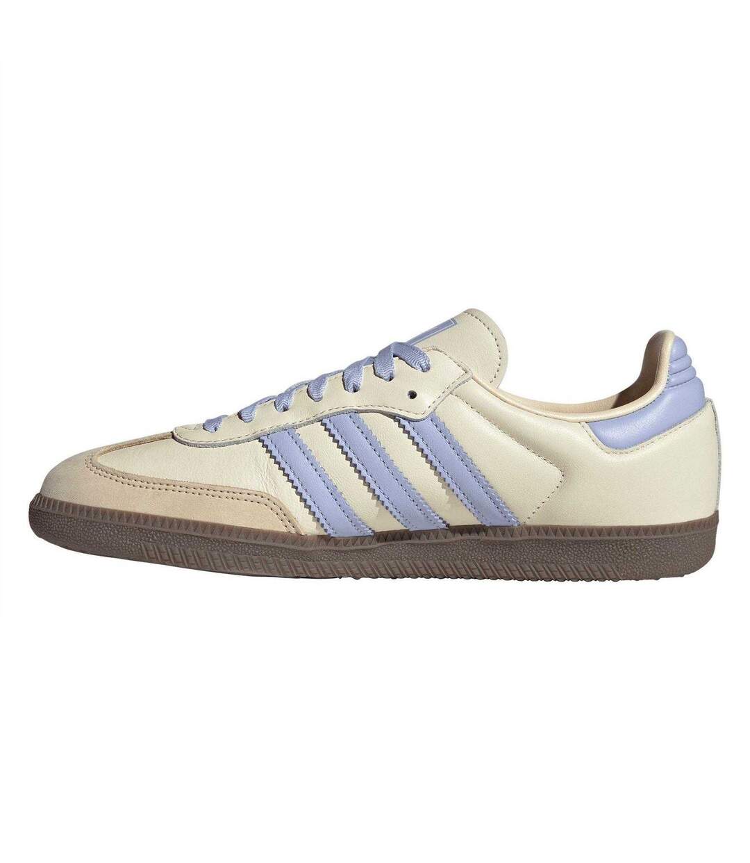 Womens/ladies Samba Og Leather Trainers Cream Adidas-3
