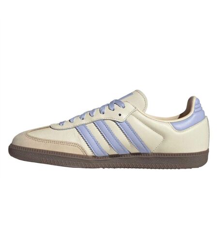 Womens/ladies Samba Og Leather Trainers Cream Adidas