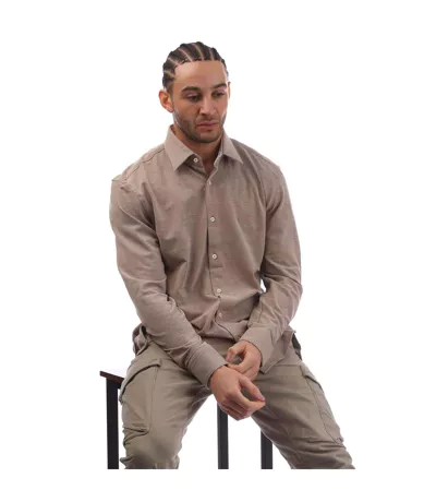 Chemise C-hal Homme Beige Boss