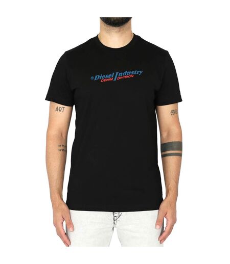 Unisex Adult Industry Denim Division Logo T-shirt Black Diesel