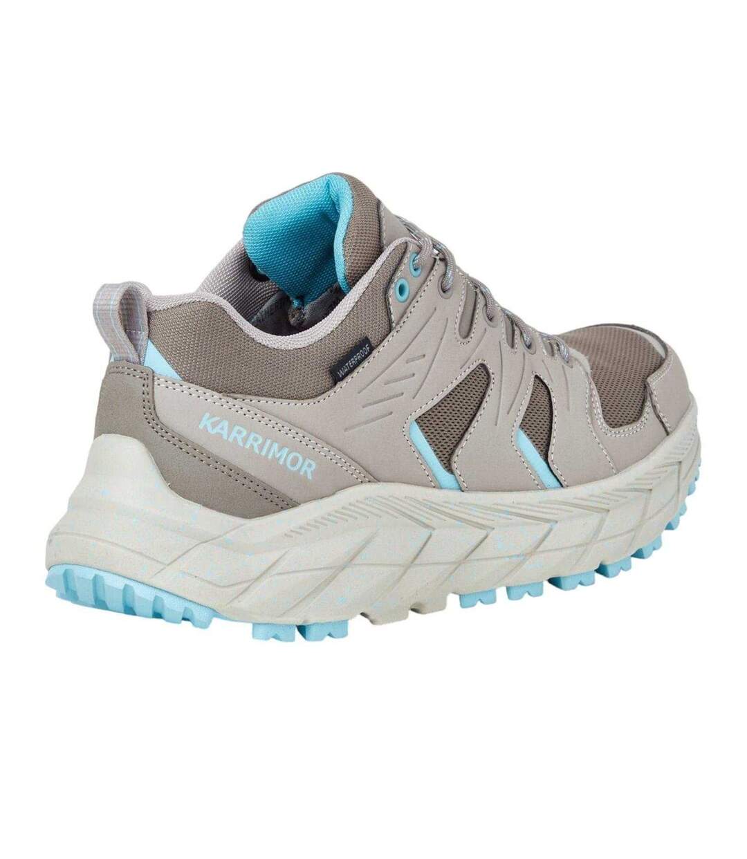 Chaussures De Randonnée Femme Beige Taupe Vert Sarcelle Karrimor-2