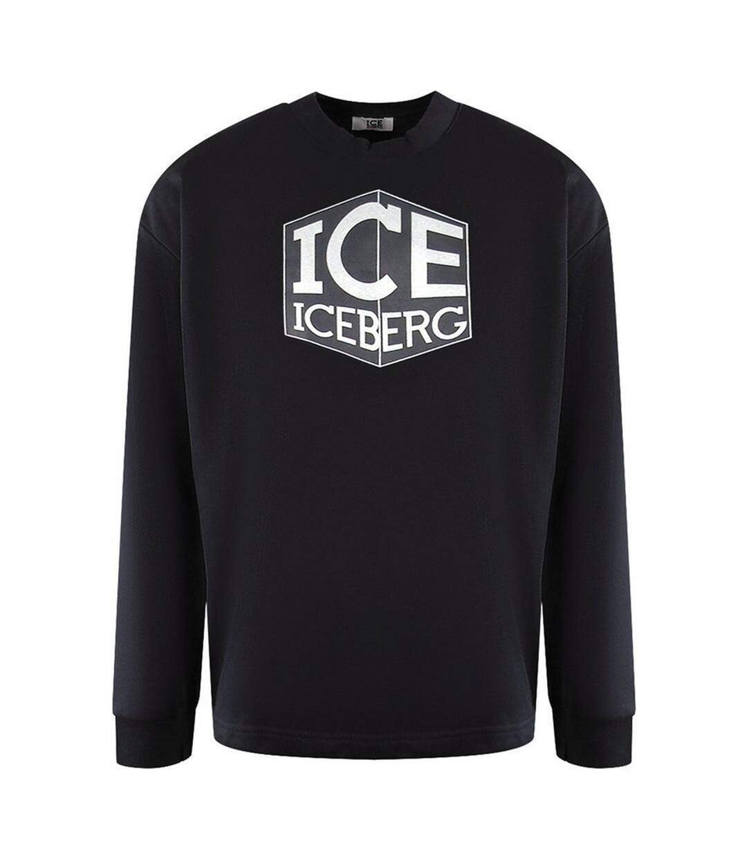 Sweat Motif/style Cube Adulte Noir Ice Iceberg-1