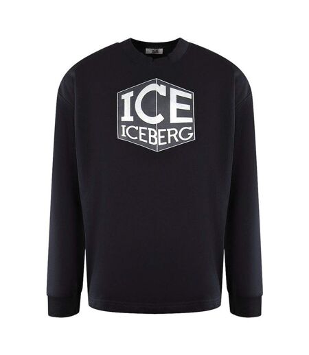 Sweat Motif/style Cube Adulte Noir Ice Iceberg
