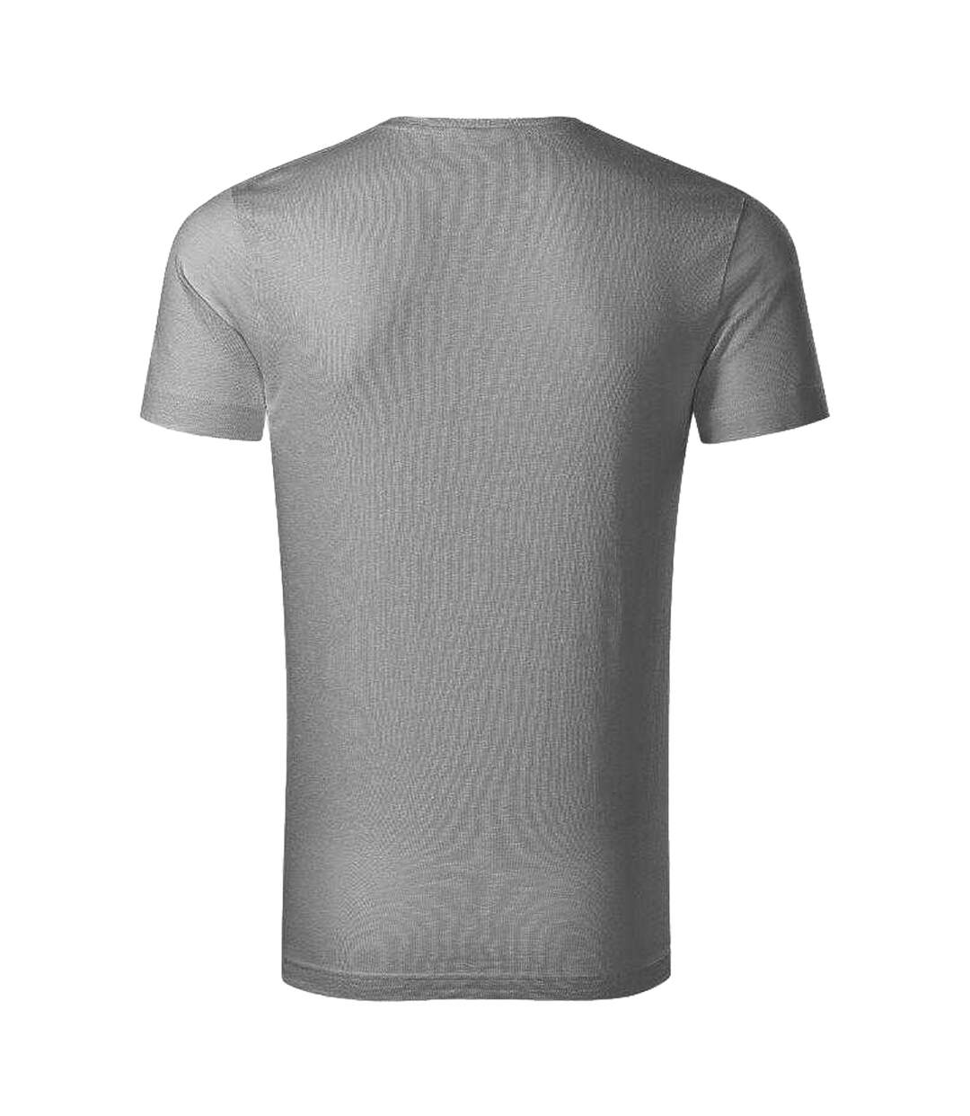 T-shirt Motif/style Uni Native Homme Gris Malfini-2