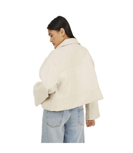 Veste Femme Beige Chiné Brave Soul