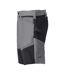 Mens Customised Work Shorts Stone Grey Black Mascot-3