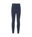 Womens/ladies Fluffy Fleece Lined Thermal Leggings Navy Mountain Warehouse-1