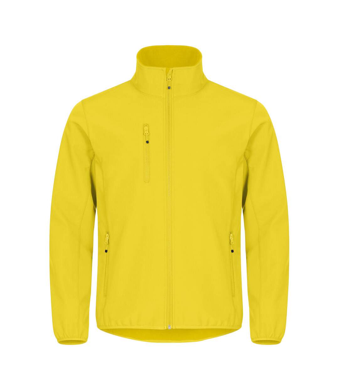 Mens classic soft shell jacket lemon Clique-1