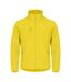 Mens classic soft shell jacket lemon Clique-1