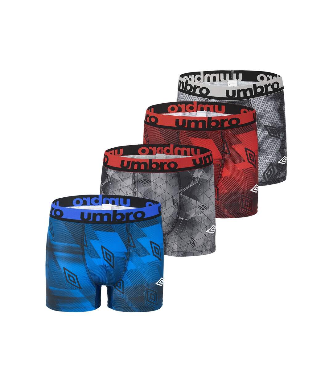 Lot de 4 Boxers homme imprimé Sublimation Umbro