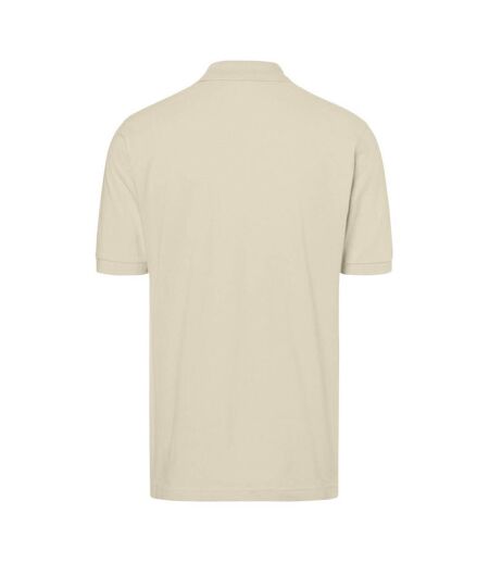 Polo Classic Homme Beige Gris James And Nicholson