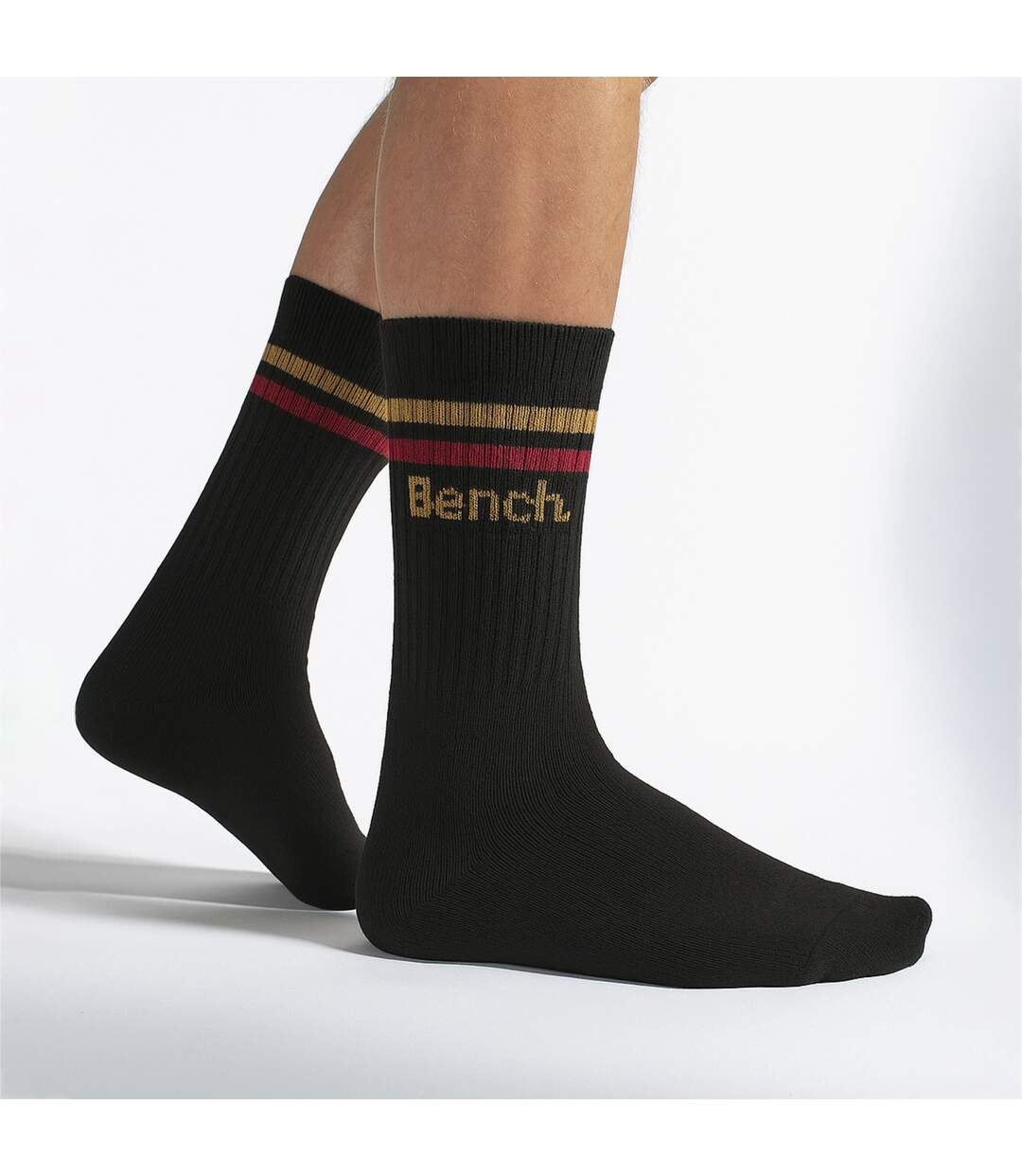 5 Pairs Mens Crew Cotton Socks - Breathable Sport Athletic Socks-3