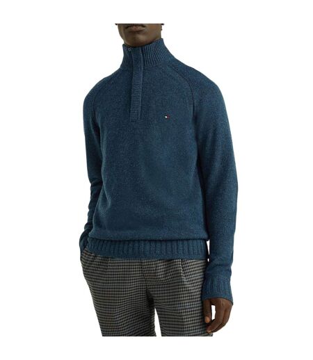 Sweat Manches Raglan Homme Bleu Sarcelle Tommy Hilfiger