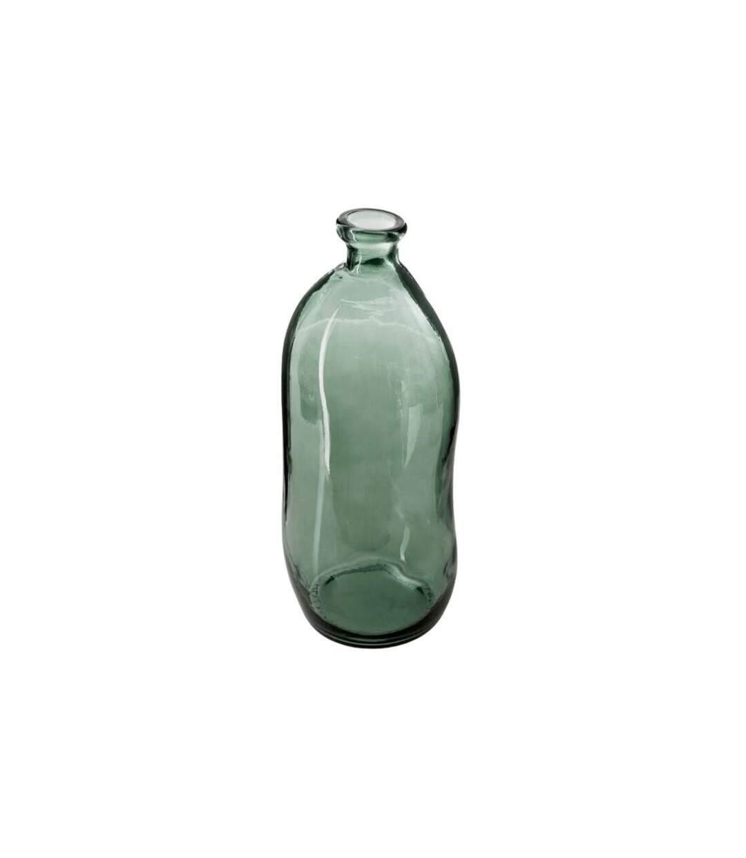 Vase en Verre Recyclé Bouteille 35cm Kaki-1