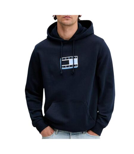 Sweat marine homme tommy hilfiger regular - l