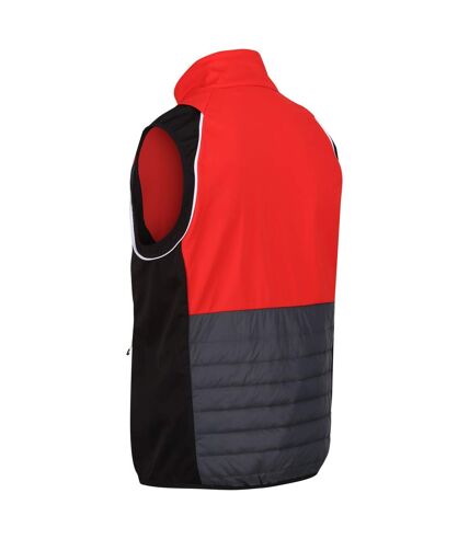 Regatta Mens Steren Hybrid Soft Shell Jacket (Seville/Seal Grey)