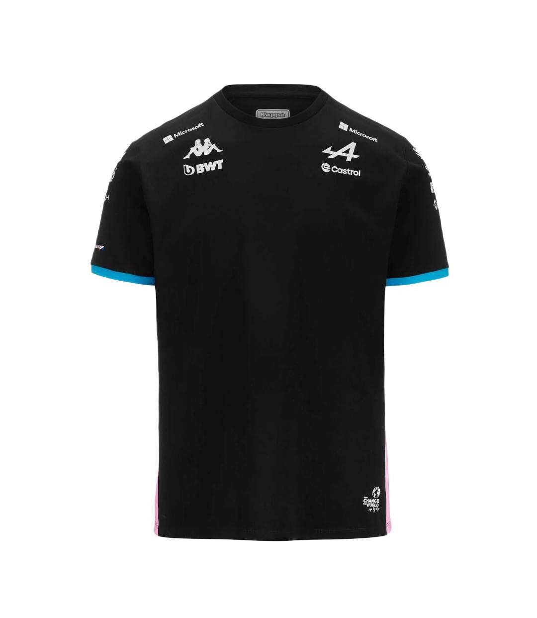 T-shirt noir homme kappa adiry - s-1