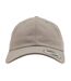 Childrens/kids Cotton Twill Low Profile Baseball Cap Khaki Flexfit-1