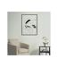 Déco Murale Encadrée en Métal Chapeau 80cm Noir-5