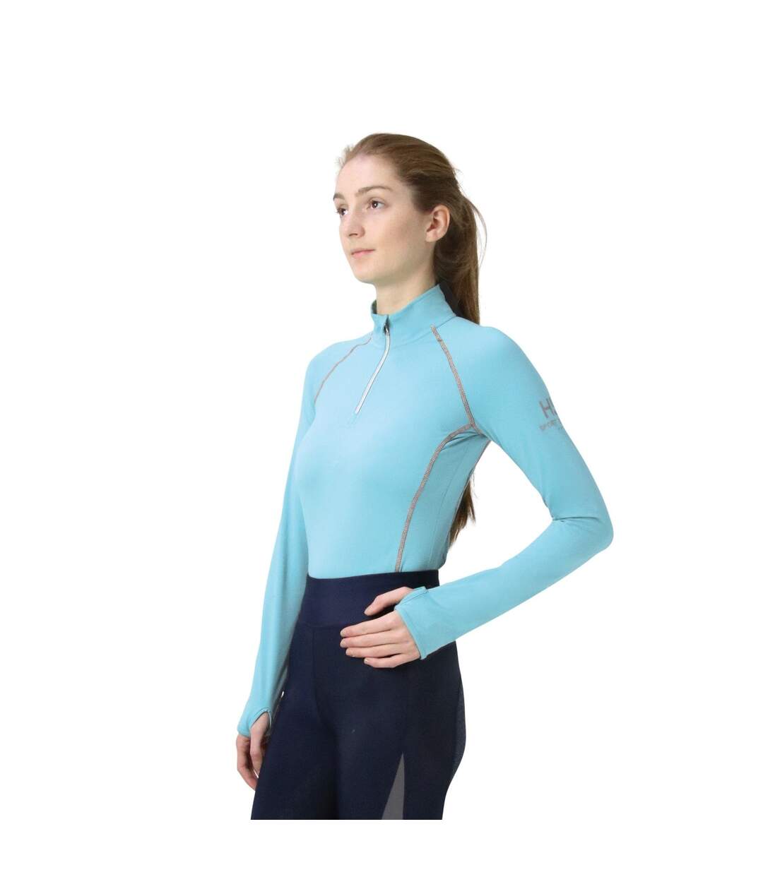 Sous-vêtement thermique femme bleu ciel Hy Sport Active-1